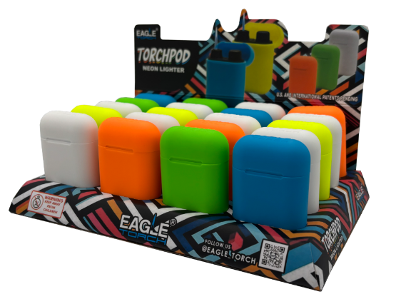 Eagle Torch® Neon Pod Display - 24ct