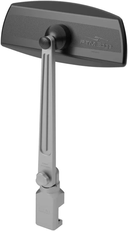 PTM Watersports Pontoon Mirror/Bracket Kit w/VR-100 Pro & PCX-200 (Silver)
