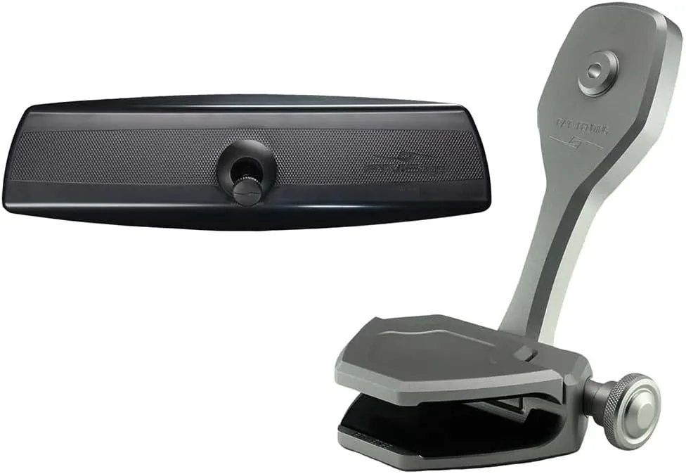 PTM Watersports Mirror/Bracket Kit w/VR-140 PRO Mirror & ZXR-300 (Titanium Grey)