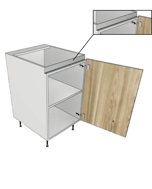 BASE CABINET 1 DOOR PULL OUT CUSTOM