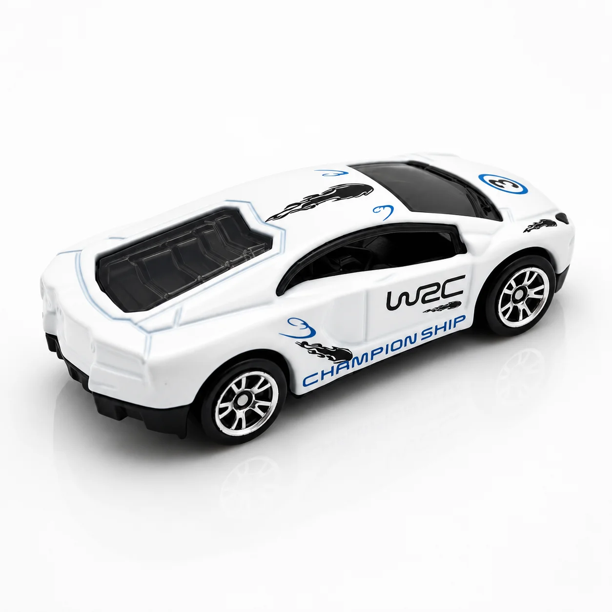 Die cast Metal Pull Back Sports Toy Car - White