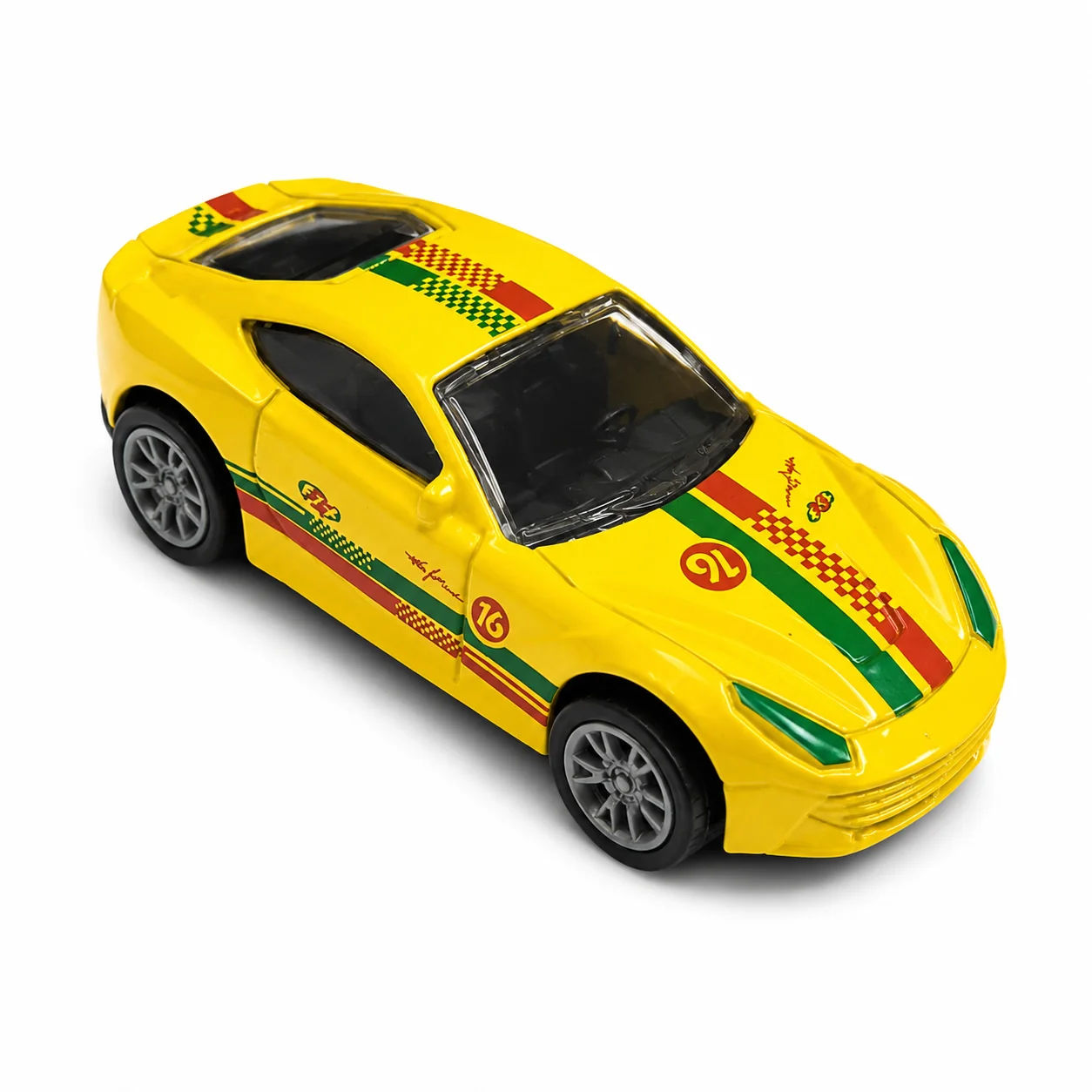 Die cast Metal Pull Back Sports Toy Car - Yellow
