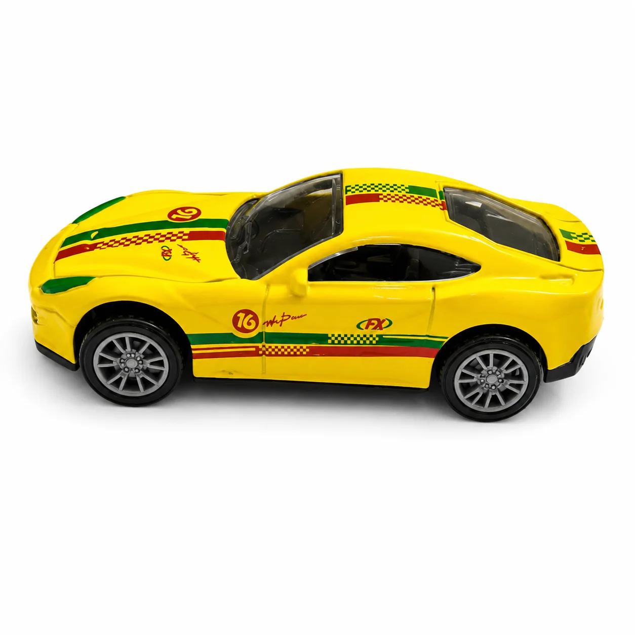 Die cast Metal Pull Back Sports Toy Car - Yellow