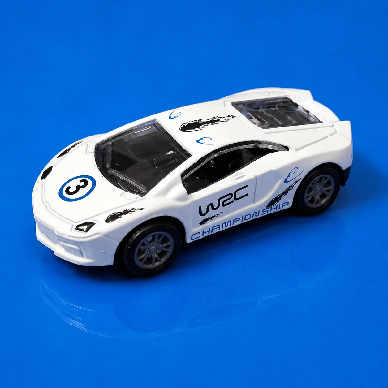 Die cast Metal Pull Back Sports Toy Car - White