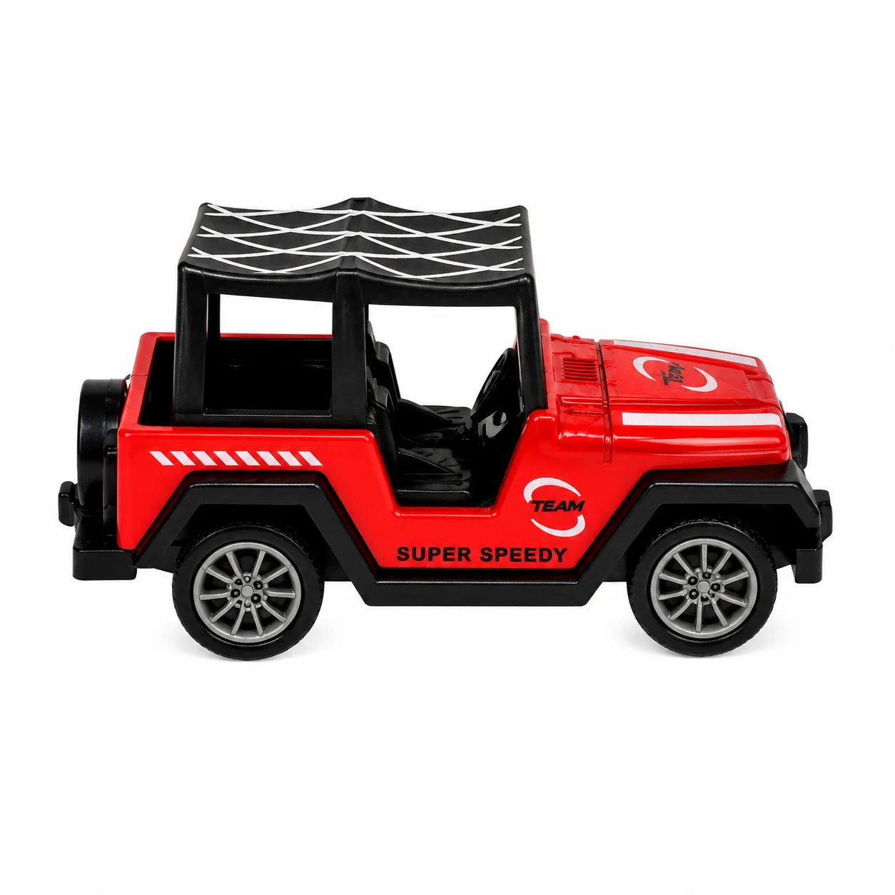 Die cast Metal Pull Back Sports Toy Jeep - Red
