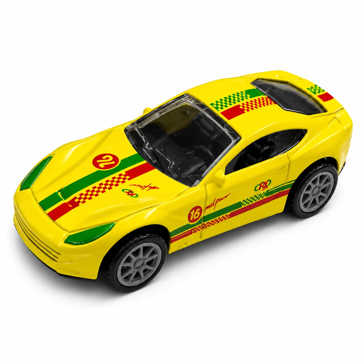Die cast Metal Pull Back Sports Toy Car - Yellow