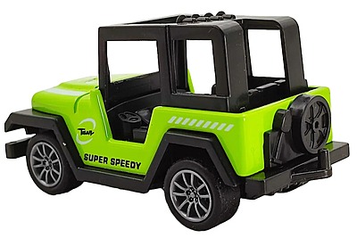 Die cast Metal Pull Back Sports Toy Jeep - Green