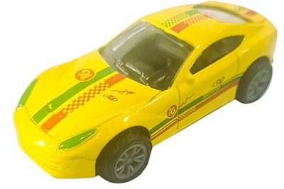 Die cast Metal Pull Back Sports Toy Car - Yellow