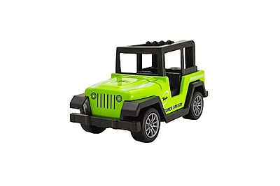 Die cast Metal Pull Back Sports Toy Jeep - Green