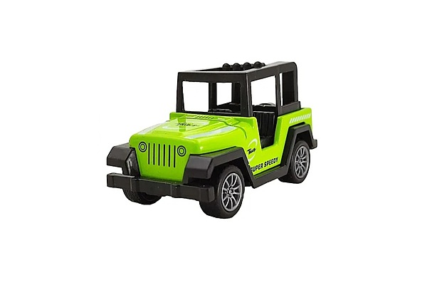 Die cast Metal Pull Back Sports Toy Jeep - Green