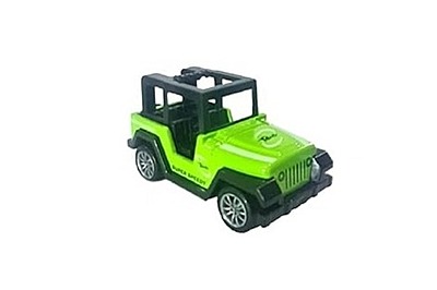 Die cast Metal Pull Back Sports Toy Jeep - Green