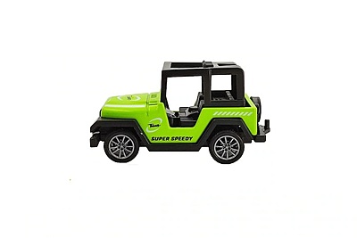 Die cast Metal Pull Back Sports Toy Jeep - Green
