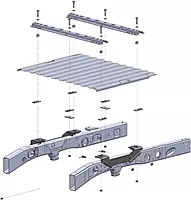 PULLRITE 2724 Custom Bracket Kit for Chevrolet