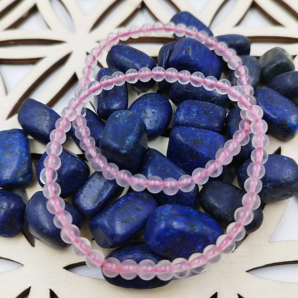 Pulsera de Cuarzo Rosa