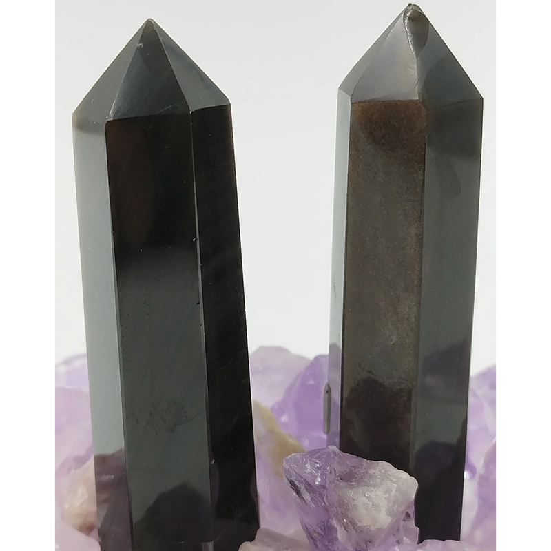 Punta de Obsidiana Plateada