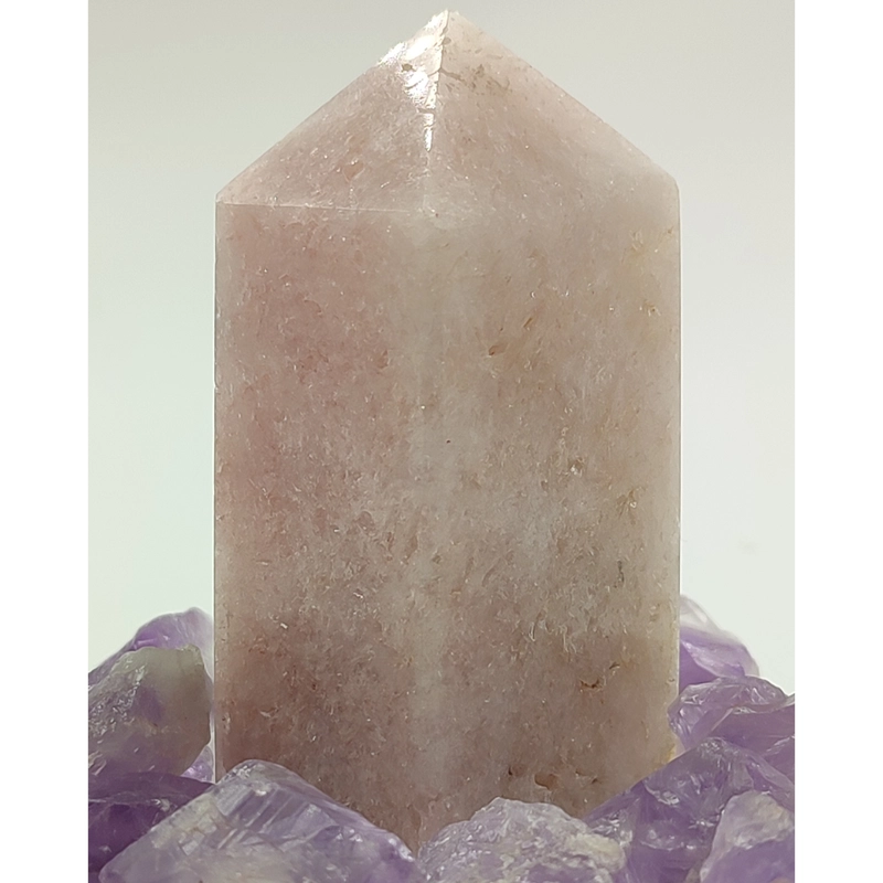Punta Obelisco Amatista Rosa