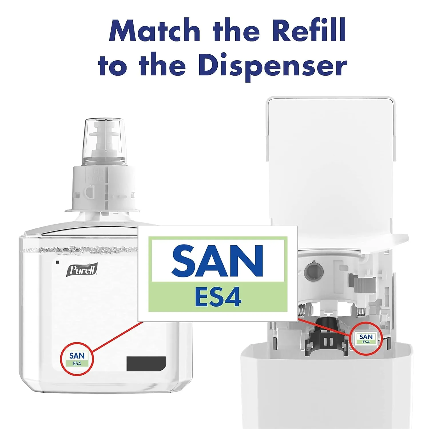PURELL Advanced Hand Sanitizer Gentle & Free Foam, Fragrance Free, 1200 mL Refill for PURELL ES4 Manual Hand Sanitizer