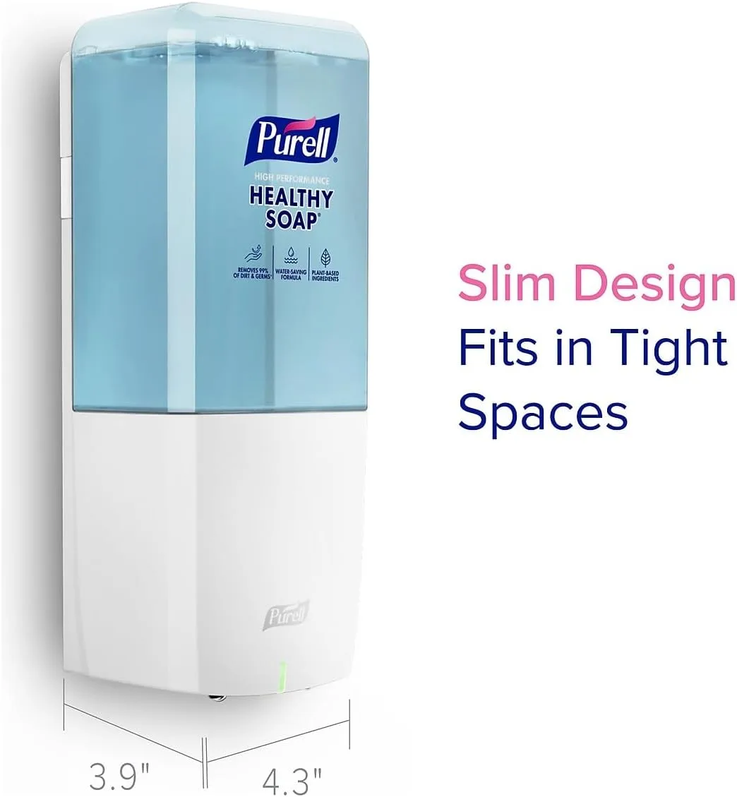 PURELL Healthy Soap ES10 Automatic Wall-Mounted Hand Soap Dispenser, White (8330-E1)