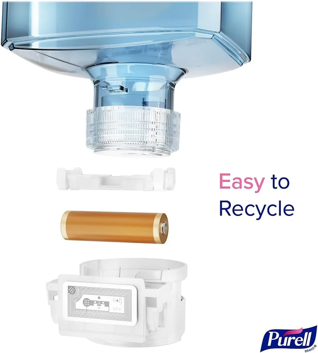 PURELL Healthy Soap ES10 Automatic Wall-Mounted Hand Soap Dispenser, White (8330-E1)