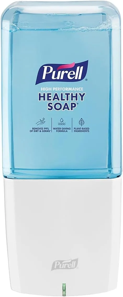 PURELL Healthy Soap ES10 Automatic Wall-Mounted Hand Soap Dispenser, White (8330-E1)