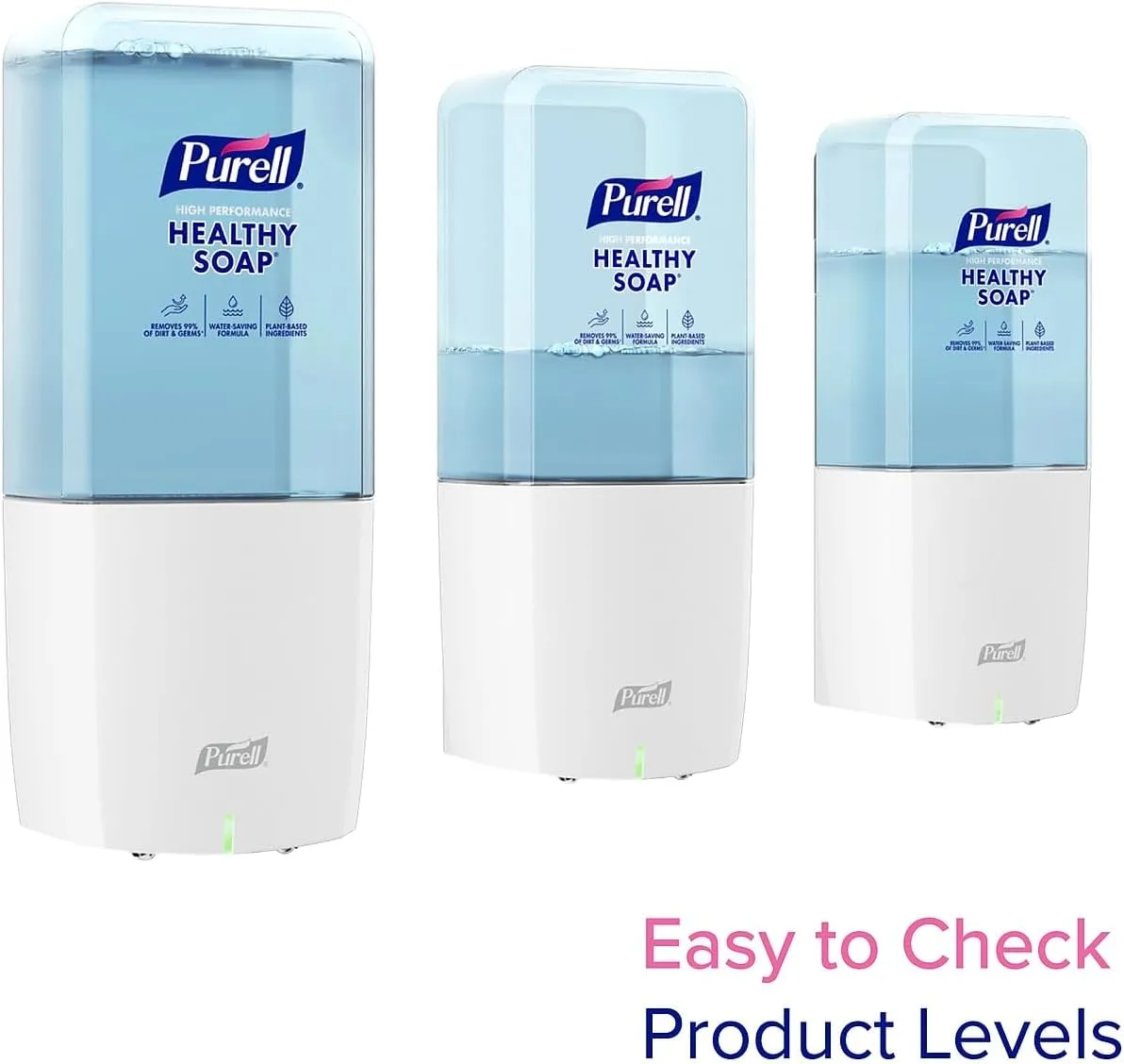 PURELL Healthy Soap ES10 Automatic Wall-Mounted Hand Soap Dispenser, White (8330-E1)