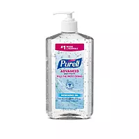 PURELL Advanced Hand Sanitizer, 20 oz Pump Bottle, 12/Carton (240 fl oz) Unscented/Clean Scent