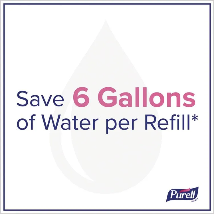 PURELL HEALTHY SOAP With CLEAN RELEASE Technology Foam ES10 Refills, Fragrance Free, 1200 mL, Clear, Case Of 2 Refills