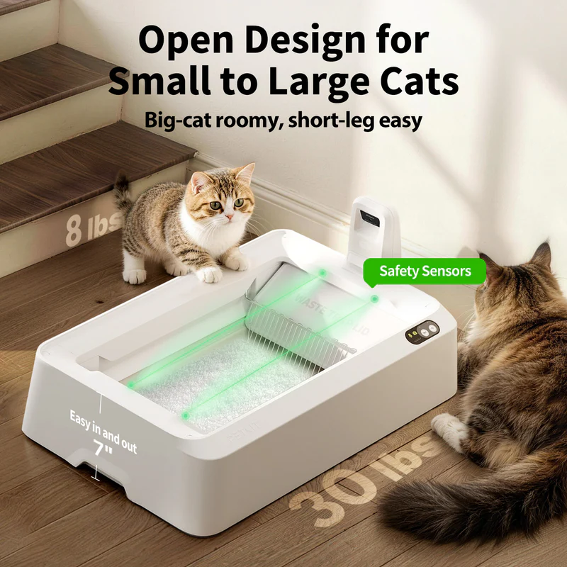 Petkit PUROBOT CRYSTAL DUO With Front Entry Hood-EU