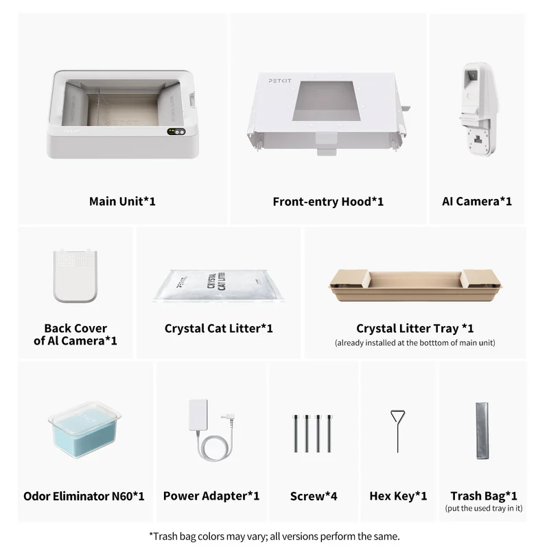 Petkit PUROBOT CRYSTAL DUO With Front Entry Hood-EU