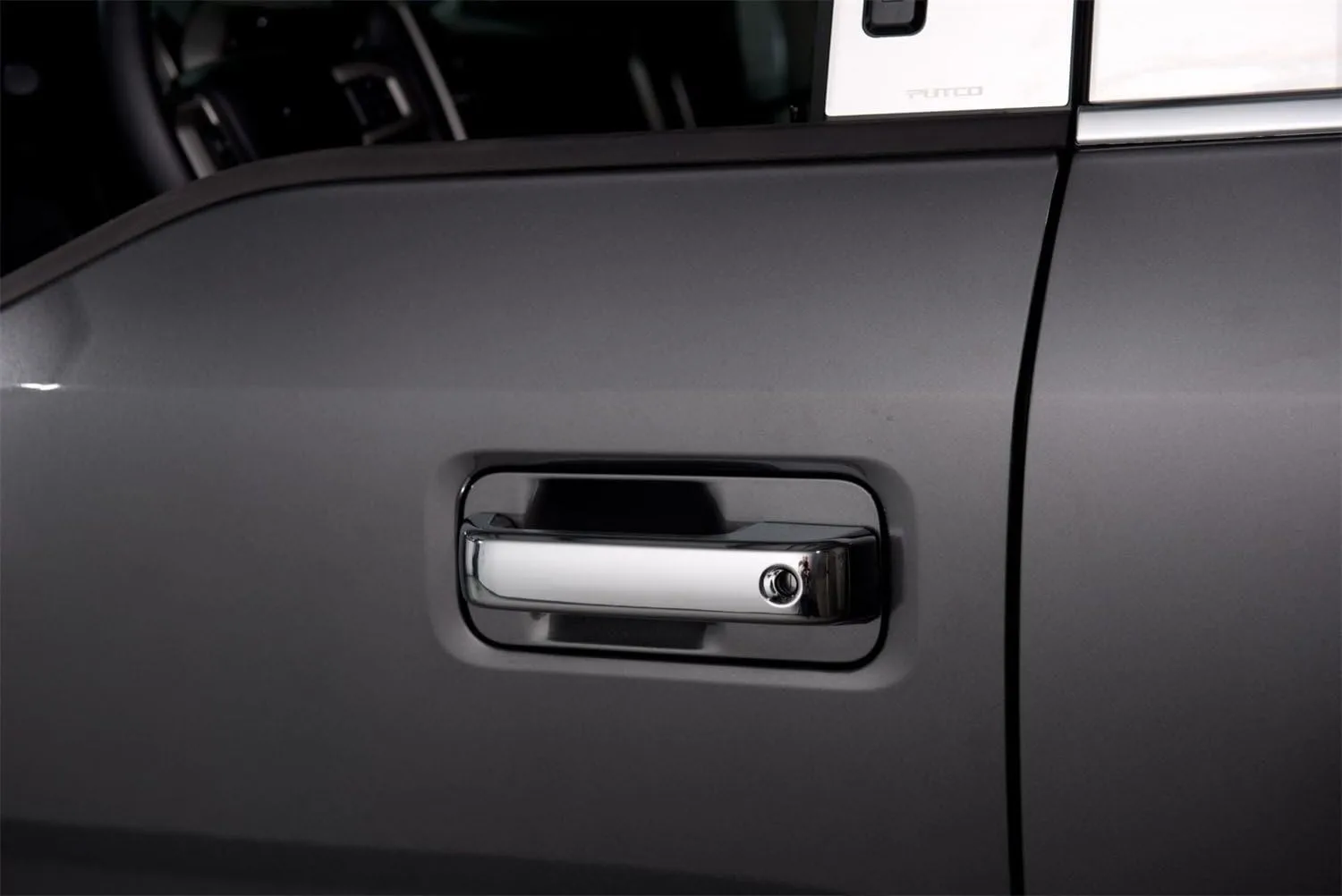Putco 401062 Door Handle Cover, Chrome, Red