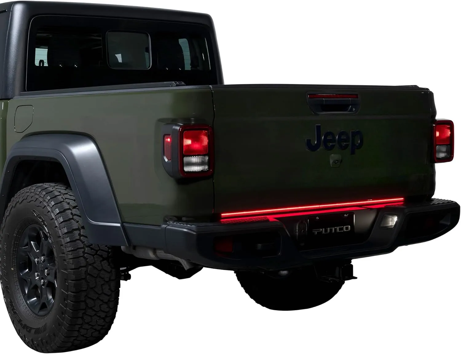 Putco 48" Blade LED Tailgate Light Bar Red/White LEDs & Plug-N-Play Quick Connect Harness - Fits Chevy Colorado, GMC Canyon 2015-2022 / Toyota Tacoma 2016-2026/ Jeep Gladiator 2020-2026