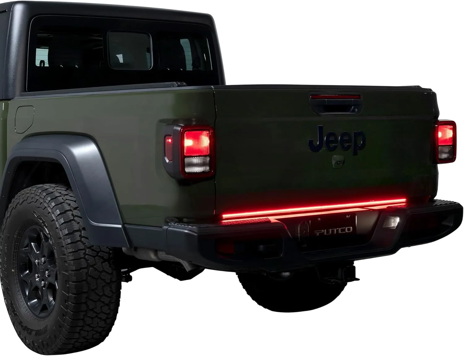 Putco 48" Blade LED Tailgate Light Bar Red/White LEDs & Plug-N-Play Quick Connect Harness - Fits Chevy Colorado, GMC Canyon 2015-2022 / Toyota Tacoma 2016-2026/ Jeep Gladiator 2020-2026