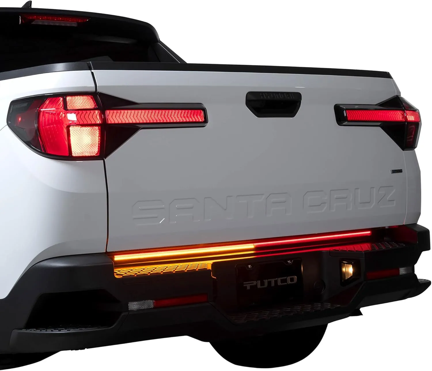 Putco 48" Blade LED Tailgate Light Bar Red, Amber & White LEDs & Plug-N-Play Harness - Fits Hyundai Santa Cruz 2022-2024