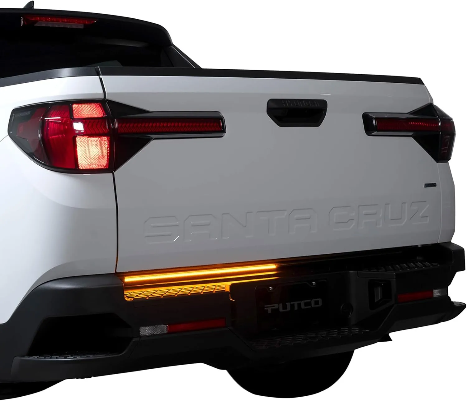 Putco 48" Blade LED Tailgate Light Bar Red, Amber & White LEDs & Plug-N-Play Harness - Fits Hyundai Santa Cruz 2022-2024