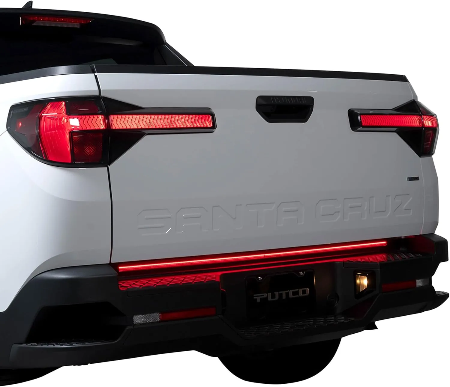 Putco 48" Blade LED Tailgate Light Bar Red, Amber & White LEDs & Plug-N-Play Harness - Fits Hyundai Santa Cruz 2022-2024