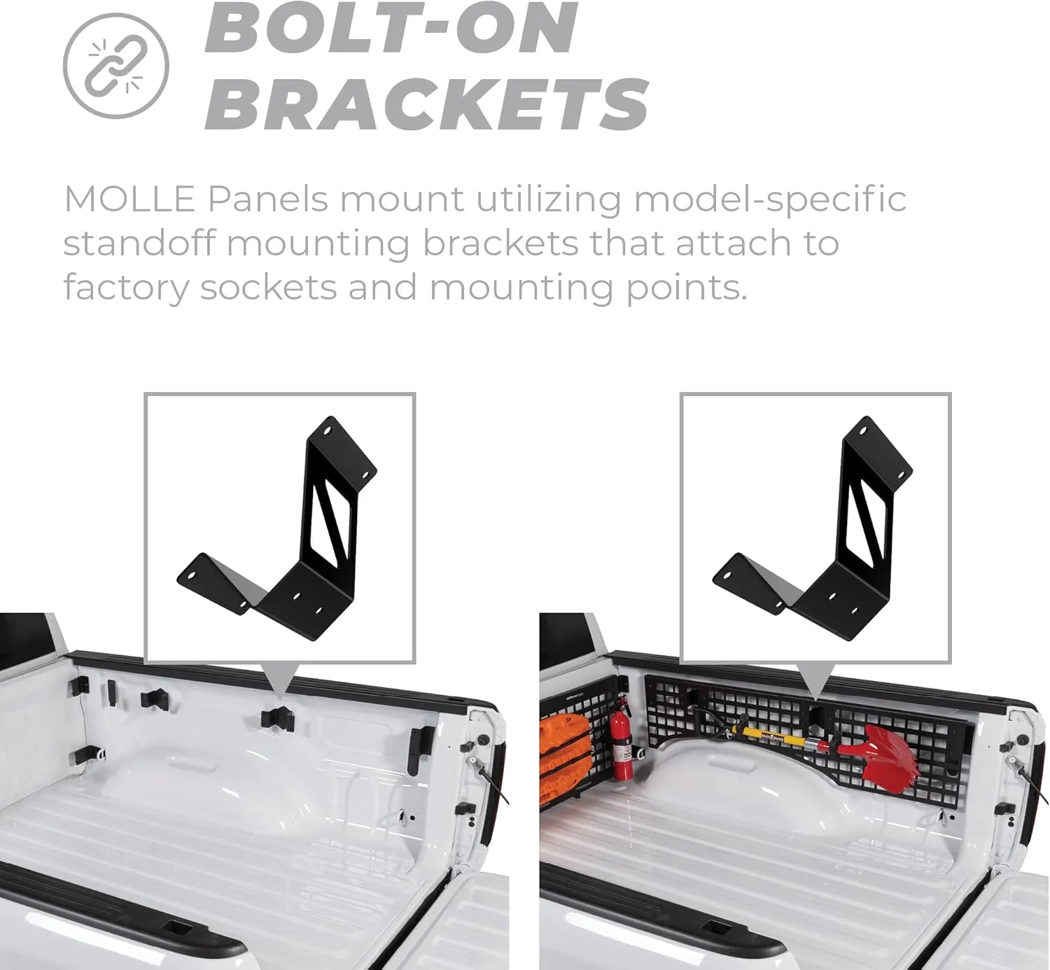Putco Truck Bed Driver Side MOLLE Panel - Fits Dodge Ram Trucks 2019-2026 6'4'' Bed