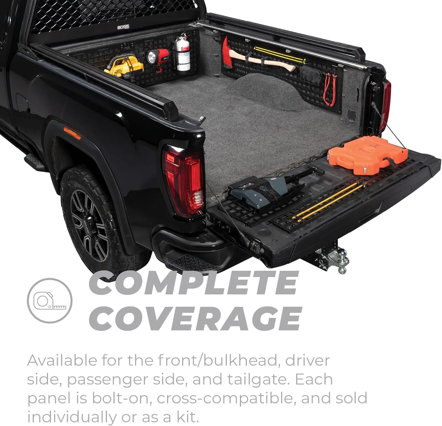 Putco Truck Bed Driver Side MOLLE Panel - Fits Dodge Ram Trucks 2019-2026 6'4'' Bed