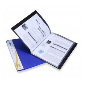 DISP.BK POLY VIEW 40pok SILVER RAPESCO