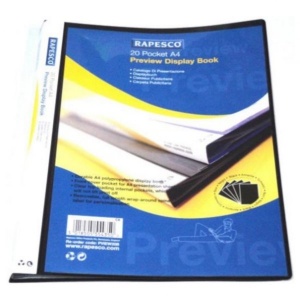 DISP.BK PREVIEW 20pok BLUE RAPESCO UK