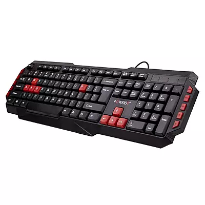 POWER X USB WIRED KEYBOARD MODEL- PWX-REDROCK-700