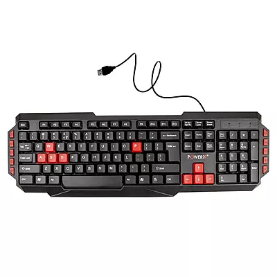 POWER X USB WIRED KEYBOARD MODEL- PWX-REDROCK-700