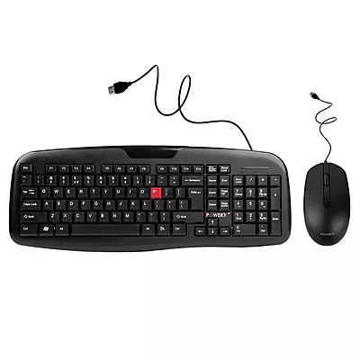 POWER X USB WIRED KEYBOARD + MOUSE COMBO MODEL- PWX-RETROLINK-7000
