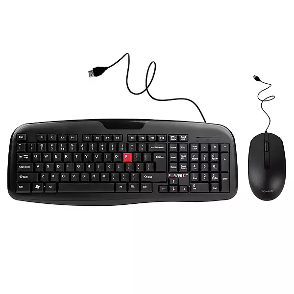 POWER X USB WIRED KEYBOARD + MOUSE COMBO MODEL- PWX-RETROLINK-7000