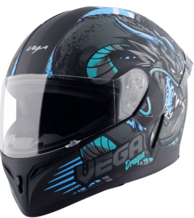 VEGA VOYAGER DX DRAGOA DULL BLACK M.BLUE C/V 570 MM