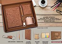 EcoSet 2: Set of A5 Cork notebook,
