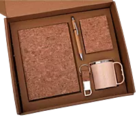 EcoSet 2: Set of A5 Cork notebook,