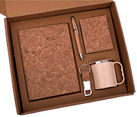 EcoSet 2: Set of A5 Cork notebook,
