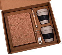 EcoSet 4: Set of A5 Cork notebook