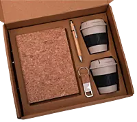 EcoSet 4: Set of A5 Cork notebook