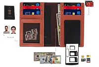 3 pc Travel set: Mini Passport holder